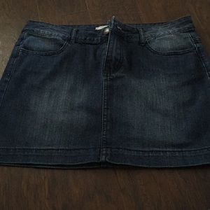 Blue jean skirt